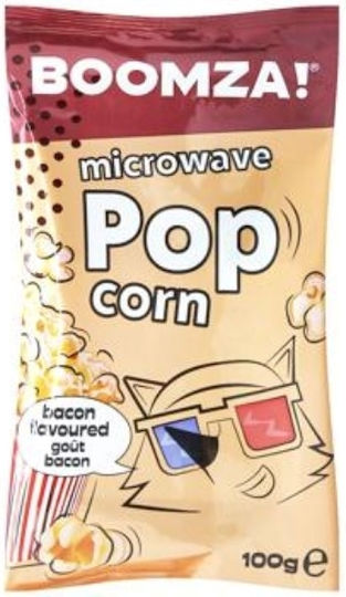 Boomza Pop Corn Pentru Cuptor cu Microunde cu Bacon 100g