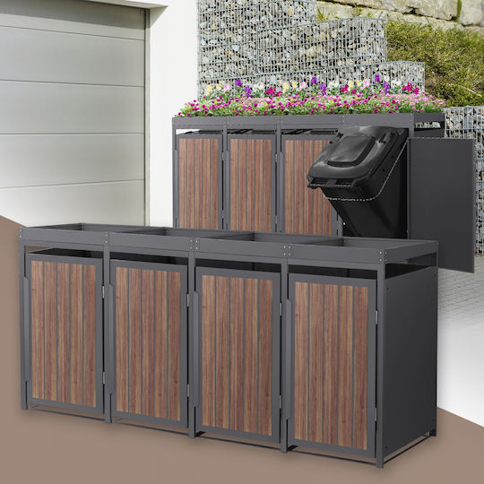 ML-Design Πλαστικός Κάδος Απορριμμάτων 240lt