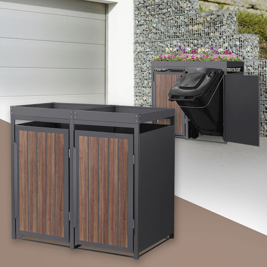 ML-Design Plastic Coș de gunoi Deșeuri 240lt