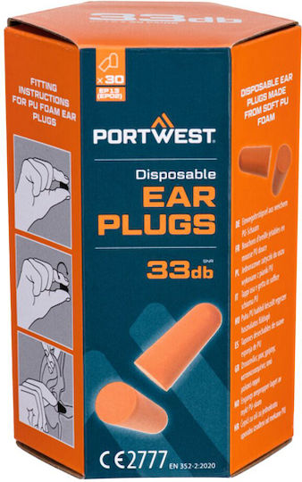 Portwest Ohrstöpsel in Weiß Farbe EP13 2Stück