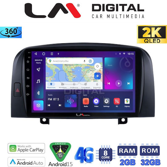 LM Digital Car Audio System for Hyundai Sonata 2006 > 2009 (Bluetooth/USB/WiFi/GPS/Apple-Carplay/Android-Auto)