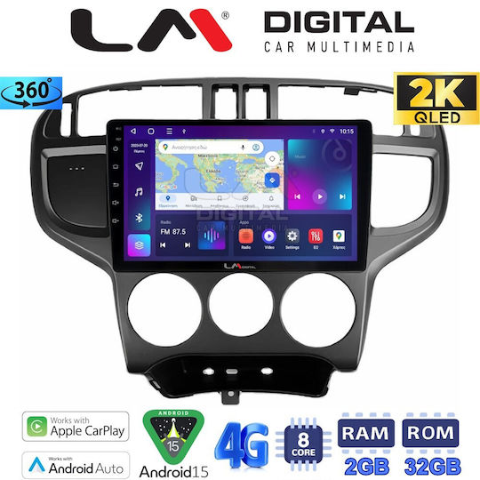 LM Digital Car Audio System for Hyundai Matrix 2001 > 2011 (Bluetooth/USB/WiFi/GPS/Apple-Carplay/Android-Auto)