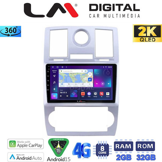LM Digital Auto-Audiosystem Chrysler 300C 2005 > 2010 (Bluetooth/USB/WiFi/GPS/Apple-Carplay/Android-Auto)
