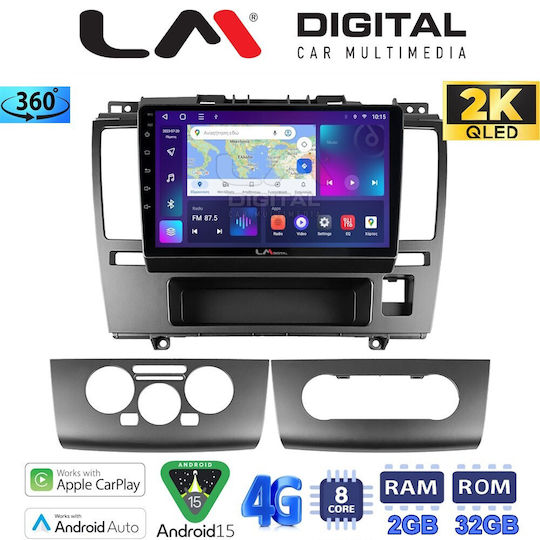 LM Digital Car Audio System for Nissan Tiida 2004 > 2012 (Bluetooth/USB/WiFi/GPS/Apple-Carplay/Android-Auto)