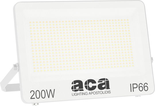 Aca Waterproof LED Flood Light 200W Cold White 6500K IP66