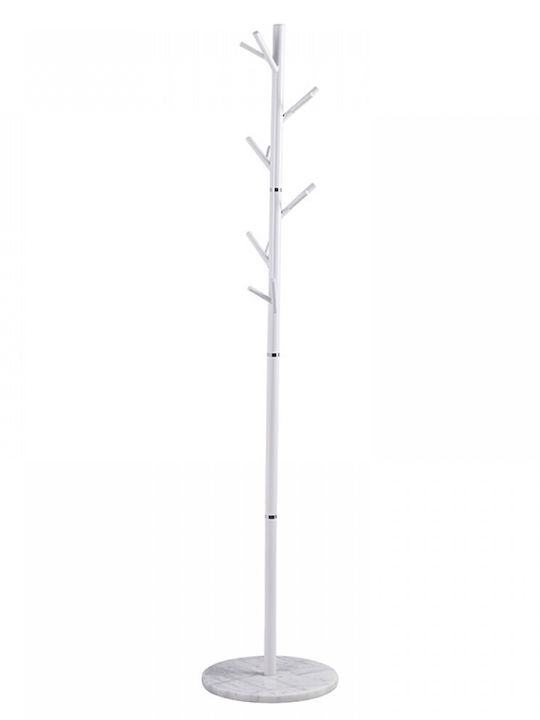 Homeplus Калъф за дрехи Метал Бял 37x37x177см