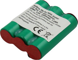 Baterie Avizar Aeg Junior 2.0 Tip 141 Versiune Recentă Nimh 3.6v 2000mah 7.2wh Verde