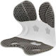Ergonomisches Orthopädisches Kissen Für Lendenwirbelstütze Silikon Stuhl Auto Hyd-024 Grau