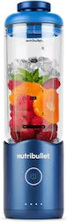 NutriBullet Flex Блендер с Пластмасова Кана 590 мл 7.4V Сапфирено Син
