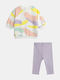 Kinder-Set mit Leggings Winter 2Stück White