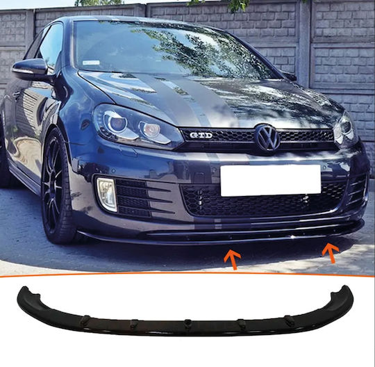 Спойлер За Устна Черен Пластмасов Лъскав Vw Golf 6 Gti 2008-2012