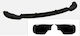 Set Lip Spoiler BMW E46 M Pack și Capace Oglinzi Batman
