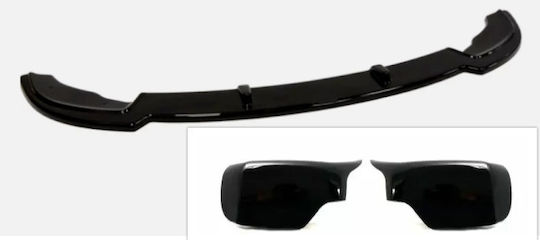 Set Lip Spoiler BMW E46 M Pack și Capace Oglinzi Batman