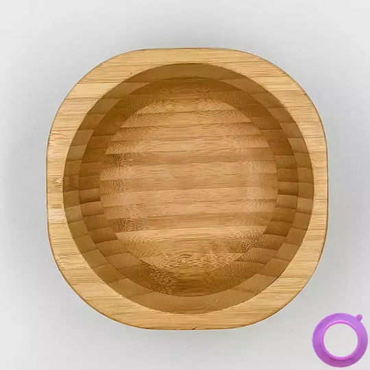 Pandaboo Παιδικό Μπωλ Φαγητού από Bamboo Μωβ