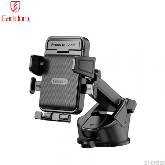Earldom Car Mobile Mount with Adjustable Hooks Black