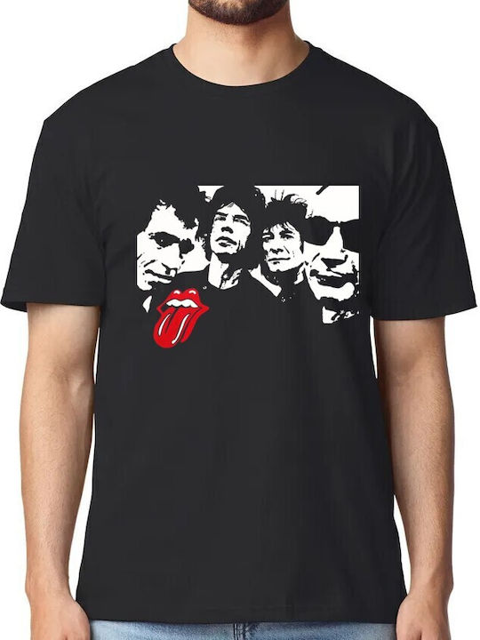 T-shirt Rolling Stones 1 Rock Avenue Black