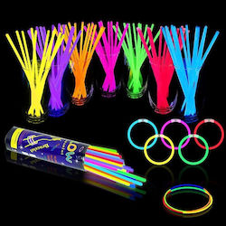 Glow Sticks Bracelets Sticks Various Colors Set 100 Pieces