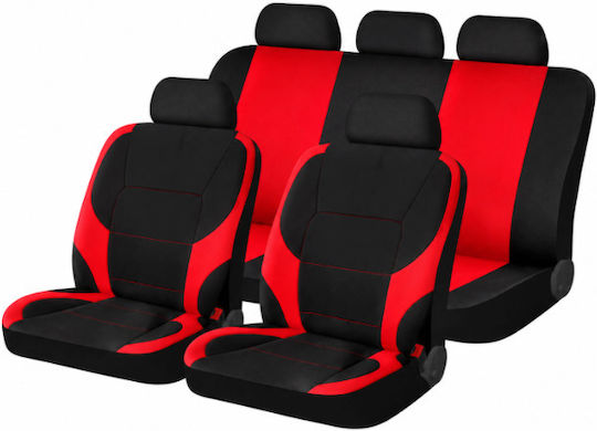 Michelin Front Car Covers Polyester Black / Red