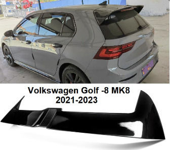 Spoiler Spate Pentru Mașină Plafon Negru Din Plastic Lucios VW Golf 8
