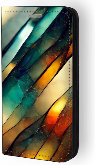 Θήκη Book Σχέδιο Abstract 91678 Poco C75