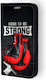 Калъф Книга Дизайн Born To Be Strong 91352 Poco X7 5g