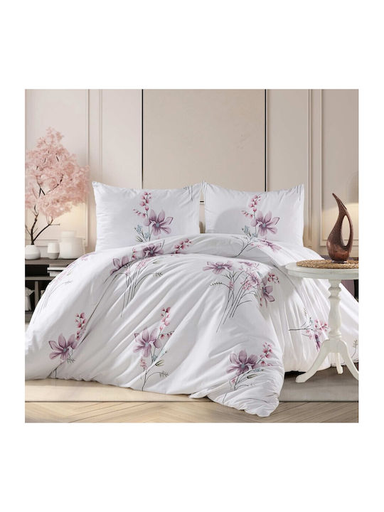 Pucioasa Set Cearșafuri 240x270cm. Orhidee 4buc
