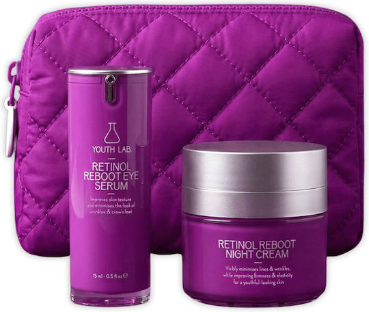 Youth Lab. Retinol Reboot Skin Care Set for Αnti-ageing, Moisturizing & against Acne Winter 3pcs