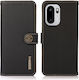 Khazneh Wallet Δερμάτινο Μαύρο (OnePlus 15R)