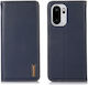 Khazneh Buchen Sie Leder Blau (OnePlus 15R)