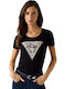 Triangle Triangle Γυναικείο T-shirt Μαύρο