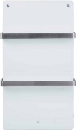 Eurom Sani Radiator Electric Pentru Prosoape Cu Fațadă De Sticlă 400W 83.5x48.1cm Albă
