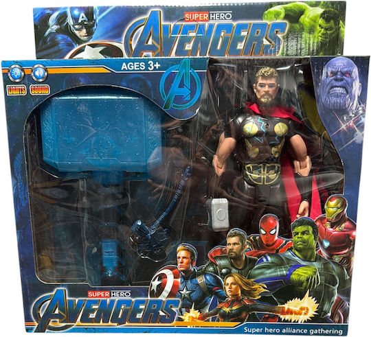 Action-Figur Thor mit Sound und Licht 24cm.