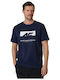 T-shirt Navy Μπλε