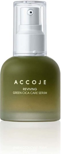 Accoje Reviving Green Cica Care Soothing & Moisturizing Serum Face with Niacinamide & Hyaluronic Acid for Radiance & Revitalization 50ml