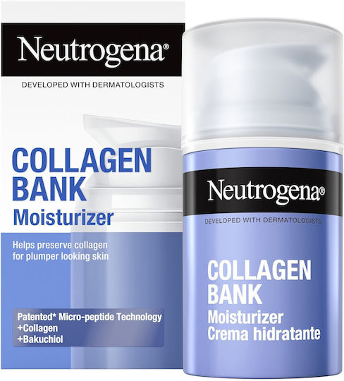 Neutrogena® Collagen Bank Κρέμα Νυκτός με Bakuchiol & Πεπτίδια για Γεμάτη, Σφριγηλή Επιδερμίδα 50ml