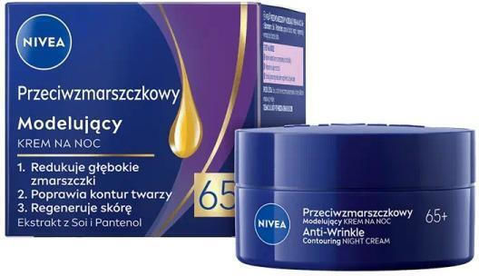 Nivea Anti-Wrinkle Contouring Κρέμα Προσώπου Νυκτός για Αντιγήρανση & Σύσφιξη 50ml