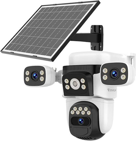 Vstarcam CB621SR IP Triple Κάμερα Παρακολούθησης Wi-Fi Full HD 1080p Αδιάβροχη Μπαταρίας με Αμφίδρομη Επικοινωνία και Φακό 4mm