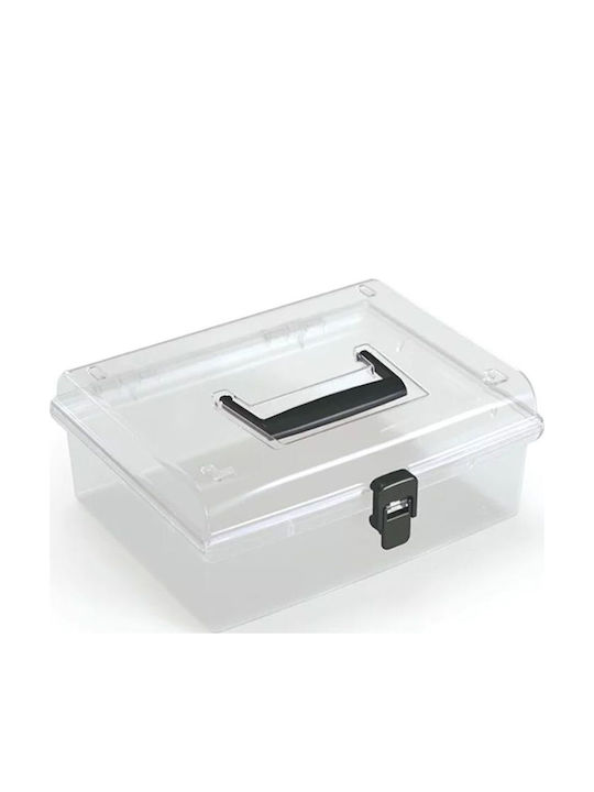 Iliadis Nuf Kunststoff Aufbewahrungsbox mit Deckel Transparent