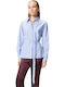 Women's Striped Long Sleeve Shirt Blue