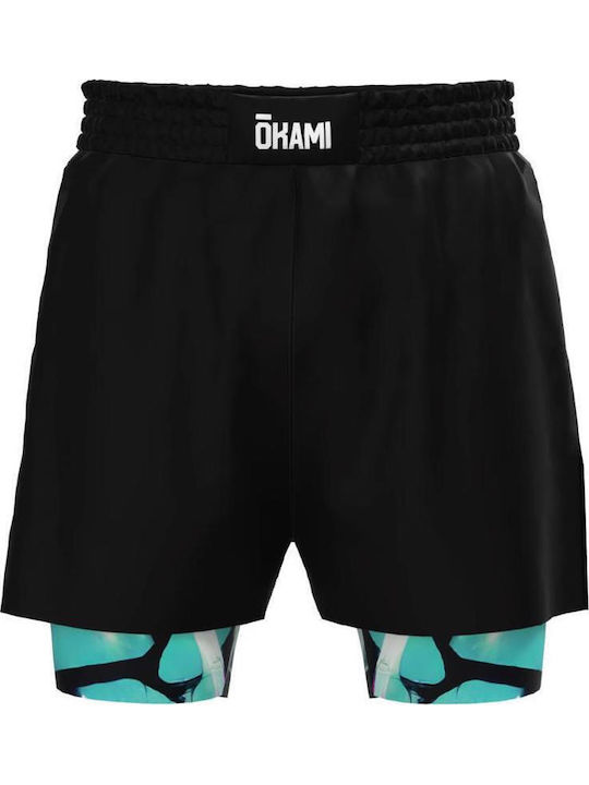 Okami Fightshorts OFS130 Σορτσάκι MMA Μαύρο