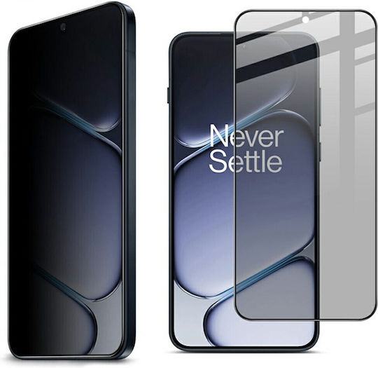 Imak Privacy Full Face Tempered Glass Μαύρο (OnePlus 15R)
