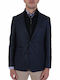 Men's Winter Suit Jacket Blue