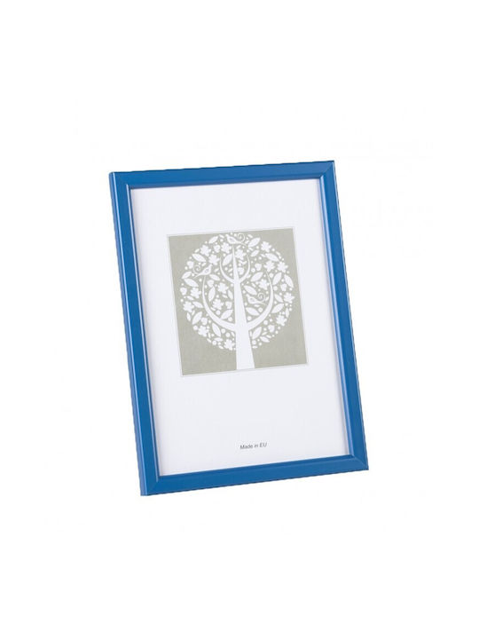 The Paper Box Plastic Picture Frame with Blue Frame