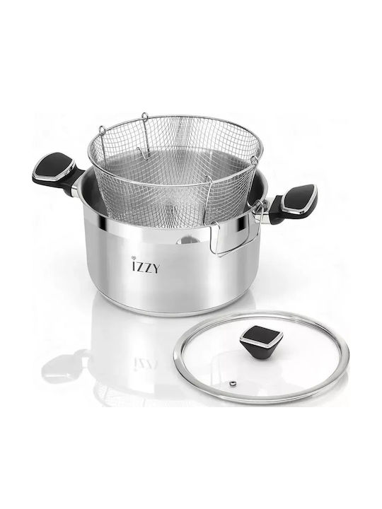 Izzy Top Chef Βαθιά Ανοξείδωτη Κατσαρόλα