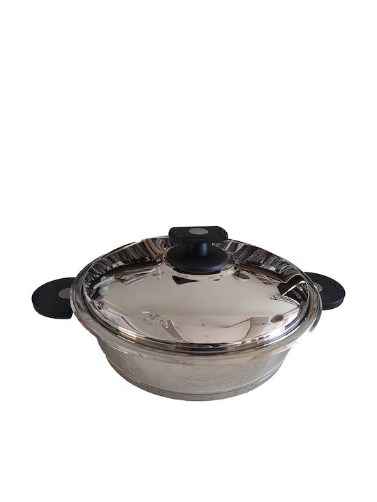 Cryspo Trio Βαθιά Ανοξείδωτη Κατσαρόλα 3.7lt / 26cm
