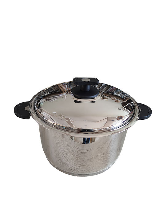 Cryspo Trio Βαθιά Ανοξείδωτη Κατσαρόλα 8.5lt / 26cm