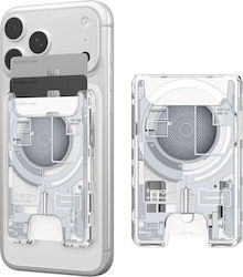 Spigen MagSafe Kartenetui Ultra Hybrid Wallet in Weiß Farbe