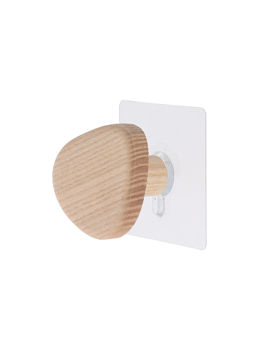 Wall-Mounted Bathroom Hook ​6.5x4cm Silver