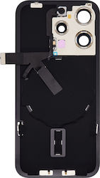Apple iPhone 16 Back Glass NFC Black Compatible Mobile Phone Replacement Cover