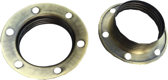 El314134 Washer Iron E14 Vintage Bronze Glossy Pack of 10 Pieces